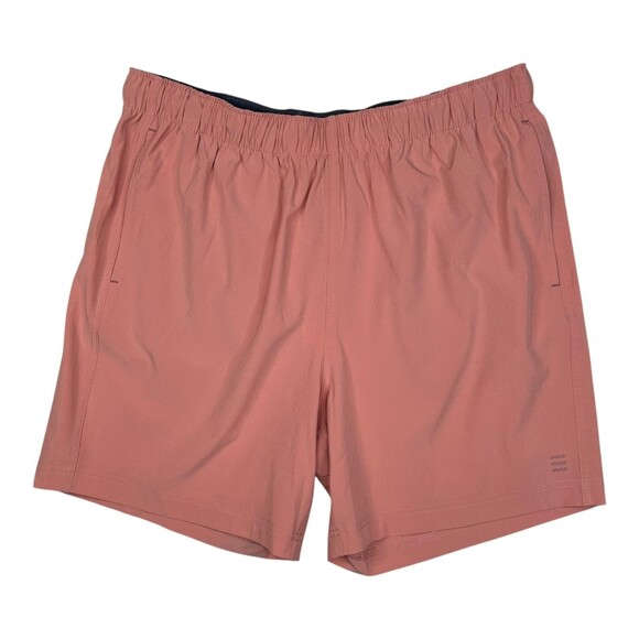 Free Fly Shorts Mens Large Orange Dusk Breeze 6 Inseam UPF 50 Quick Dry Stretch - Picture 1 of 9
